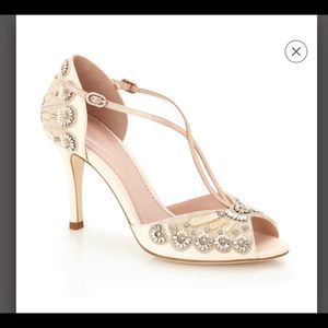 Emmy London Francesca Bridal Sandal Beads Art Deco